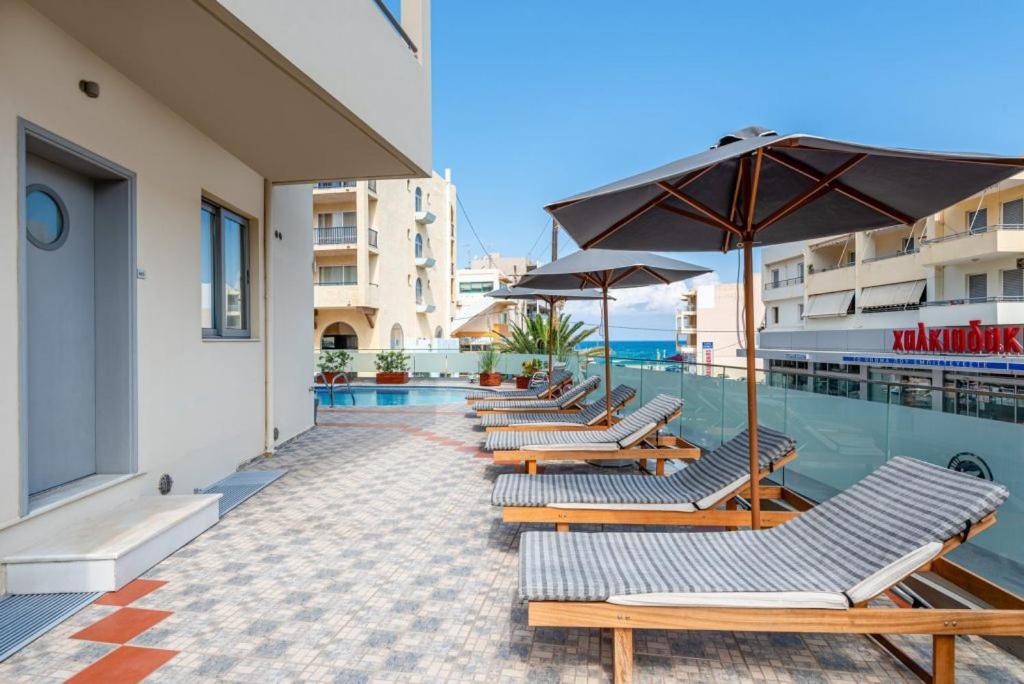Lefkoniko Beach & Icarus Suite Apts Rethimno Eksteriør billede